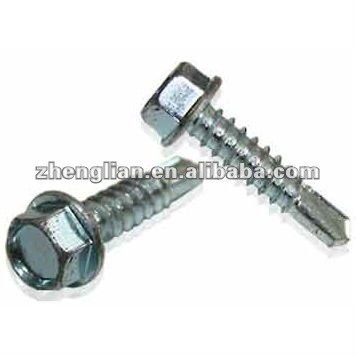 ISO 15480 Hexagon washer head self drilling tapping screws in china