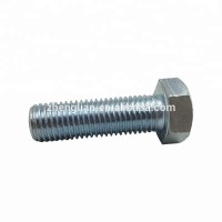 China manufacturer DIN933/DIN931 zinc plated Hex head bolt