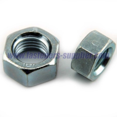 Zinc Plated Carbon Steel DIN 934 grade 5 gr.8 Hex Nuts